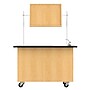 Diversified Woodcrafts Oak Wood Demonstration Center with Sink and Fixtures (4342K)~#|#~111F9AB3-A256-4CE9-98791CD88F1D482C_sc7