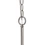 Lalia Home 3-Light 18" Adjustable Globe Hanging Metal and Clear Glass Ceiling LED Pendant, Brushed Nickel (LHP-3010-BN)~#|#~112375E0-3CDB-4022-A1A515769242A1AA_sc7