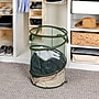 Household Essentials Collapsible Hamper, Mesh, Dark Green (HE1159)~#|#~1123877A-95C1-43D5-97C18ACF37E1A2AE_sc7