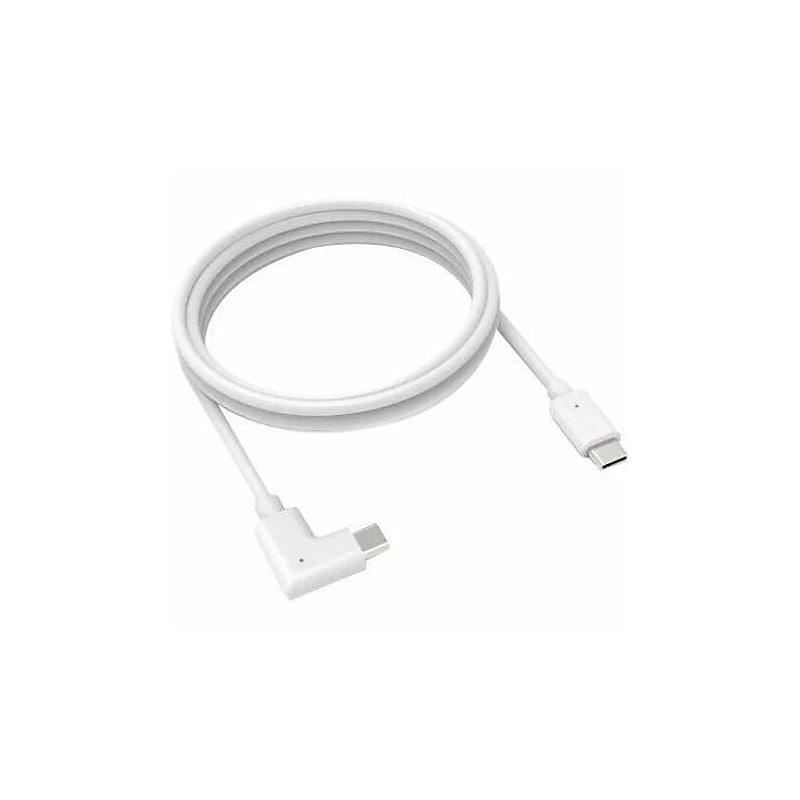 Compulocks 6 ft. USB-C to USB-C Charge & Data Cable, Right Angle, White (6 ft.ALLUSBC) image 1