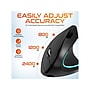 Delton Ergonomic 12 Wireless Ergonomic Vertical Optical Gaming Mouse, Black (DMERG12-WR )~#|#~1124E394-AEC1-44FE-A18D4373A2006BD1_sc7