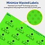 Avery Laser/Inkjet Multipurpose Rectangle Labels, 1.25" x 1.75", Neon Green, 320/Pack (94226)~#|#~112FD948-C3F6-451A-86A3EAA58861C33C_sc7