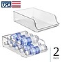 iDESIGN Stackable Plastic Bottle Holders, Clear, 2/Set (72730M2) ~#|#~1130A04A-9E34-4888-B95B5E6EC961D508_sc7