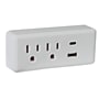 Vivitar 2-Outlet Wall Adapter, 2-USB Ports, White (STP7101-WHT-T35-12)~#|#~113403E2-1F68-4479-84938445C91F08BF_sc7