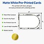 Avery Rectangle Matte Blank Card, White, 20/Pack (19479371007)~#|#~1136002E-FBE8-4FF0-AA0F0F580D375D25_sc7