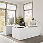 Bush Business Furniture Stratus 72"W Electric L-Shaped Adjustable Standing Desk with Drawers, White (SUT018WH)~#|#~11371FFB-30FC-4357-AF5BFDD110E18AE0_sc7