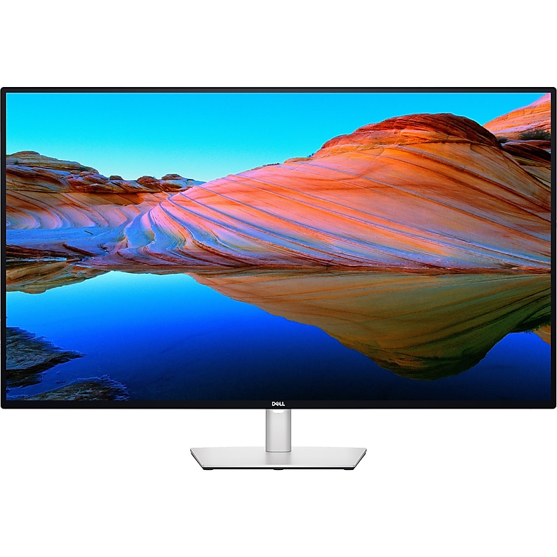 Dell UltraSharp 42.5" 4K Ultra HD LED Monitor, Silver/Black (DELL-U4323QE) image 1
