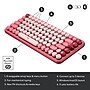 Logitech POP Keys Wireless Bluetooth Mechanical Keyboard, Heartbreaker (920-010709)~#|#~11423935-9A96-45FD-B943D1E75CD5A6DD_sc7