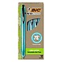 BIC Ecolutions Ocean-Bound Retractable Ballpoint Pens, Medium Point, Black Ink, Dozen (BPRR11-BLK)~#|#~1143AAD9-4B00-4132-9CD9DC40E0B01BA9_sc7