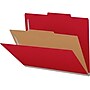 Medical Arts Press Pressboard Classification Folder, 1-Divider, 2" Expansion, Letter Size, Deep Red, 10/Box (DV-T42-14-3DRD-PKT)~#|#~114637C6-BCD7-4F55-94E65DD7D2C31992_sc7