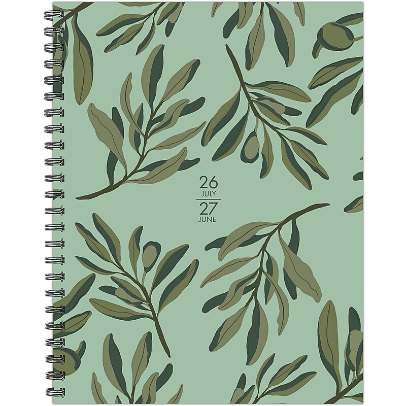 2026-2027 Willow Creek 8.5" x 11" Academic Weekly & Monthly Planner, Olive Grove (65976) image 1