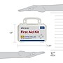 First Aid Only Plastic Weatherproof First Aid Kit, ANSI 2021 Class A, 10 People, 76 Pieces (91322)~#|#~114AFBF1-2BEF-4B67-A3B38795C14F50CE_sc7