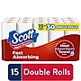 Scott Choose-A-Sheet Kitchen Roll Paper Towels, 1-ply, 102 Sheets/Roll, 15 Rolls/Pack (36371/55417)~#|#~114EF1B8-F20E-400D-A98E3C5DD334E3B4_sc7