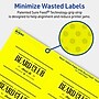 Avery Laser/Inkjet Multipurpose Rectangle Labels, 2" x 3", Neon Yellow, 320/Pack (94237)~#|#~114EFEE1-B3C0-482A-A3248A45C274DB58_sc7