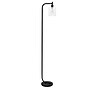 Simple Designs Modern Iron Lantern 67" Floor Lamp with Glass Shade, Black (LF2009-BLK)~#|#~1150DD28-4F8C-4B15-BC322B5F689AC668_sc7