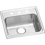 Elkay Lustertone 19-1/2" Drop In Single Basin Stainless Steel Kitchen Sink (LRAD1919653)~#|#~1152D2D8-9286-46C4-8B8EE2030B100457_sc7
