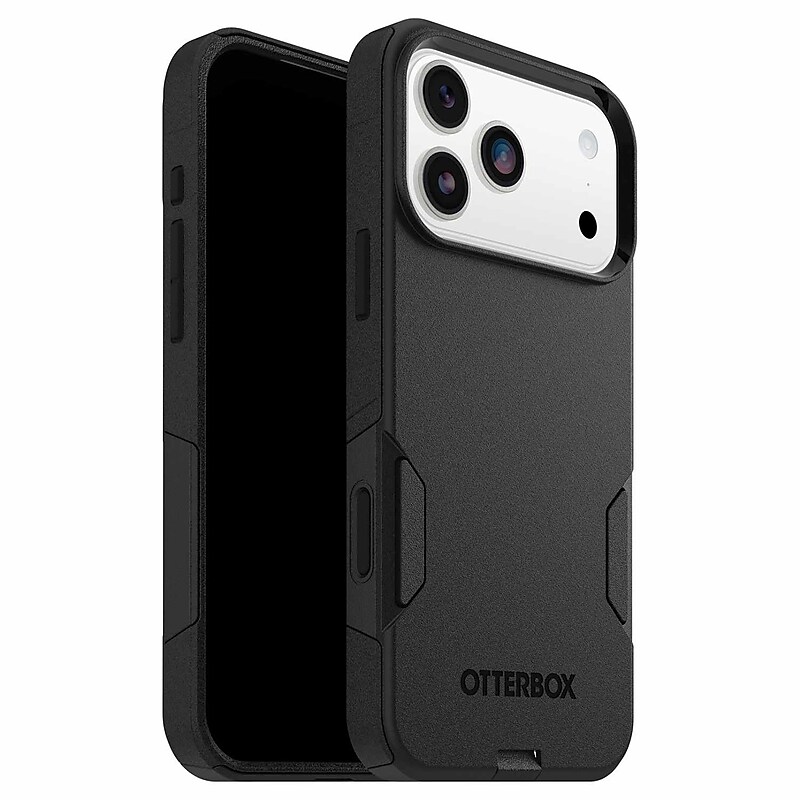 OtterBox Commuter Series MagSafe Case for iPhone 17 Pro Max, Shock Absorbing, Black (77-98342) image 1
