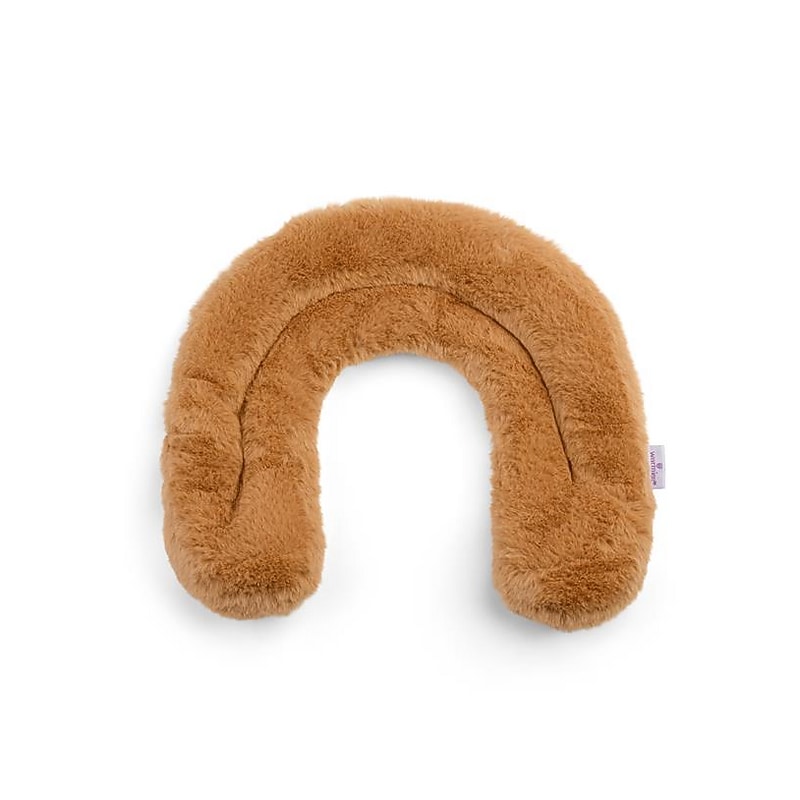 Warmies Heatable Sherpa Neck Wrap, Brown (SH-CPW-B) image 1