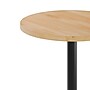 Flash Furniture Bennett 30" Round Wooden Commercial Indoor Table, Natural Top/Black Base (GSFRD30NTTR18B)~#|#~11617E32-86C9-4007-A909CAEB101F8F20_sc7