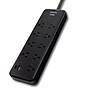 Philips Adapter Spaced 9-Outlet Surge Protector with USB Charging, 2400J, 6 ft. Braided Cord, Black (SPP3983B/37-T1)`~#|#~1161CA1C-36EF-43EA-BE93375B785042CF_sc7
