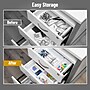 Mind Reader Stackable Plastic Desk Tray Set, White, 25 Pieces (DRORG25-WHT)~#|#~11629E5F-9C8C-4C7F-ACA147E7C3BDBC82_sc7