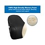 Mount-It! Ergo Collection Memory Foam Lumbar Support, Black (MI-1107)~#|#~1163171D-69EB-4A77-8EE6060E357B5891_sc7