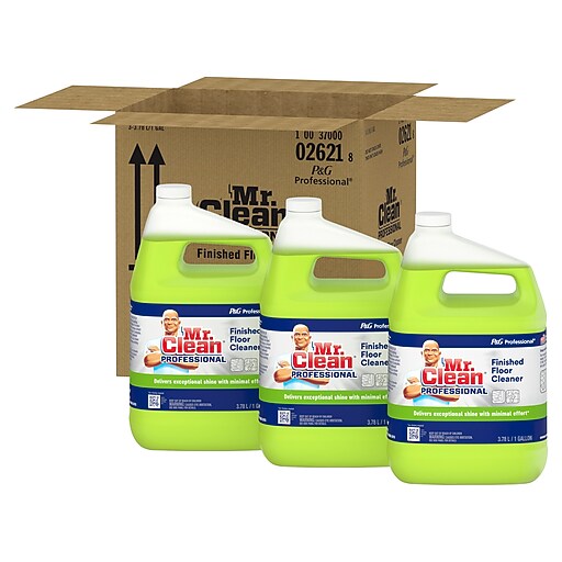 Mr. Clean Professional Liquid Concentrate Finished Floor Cleaner, Lemon ...