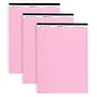 Roaring Spring Paper Products Enviroshades Notepad, 8.5" x 11.75", Wide Ruled, Pink, 50 Sheets/Pad, 3 Pads/Pack (74153)~#|#~116B9DBD-F72F-44DF-8DD43C611D57D217_sc7
