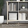Bush Home Salinas 6 Cube Organizer, Antique White (SAB148AW-03)~#|#~116BFC17-145B-4F3F-9B48391193E0798A_sc7
