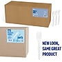 Perk™ Polystyrene Fork, Medium-Weight, White, 1000/Pack (PK56397)~#|#~116D205E-1A68-48C4-89959F2A24A3B019_sc7