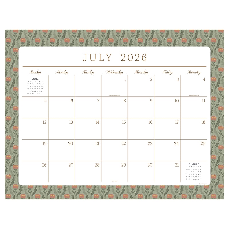 2026-2027 TF Publishing Monthly Deskpad Calendar (AY27-4202) image 1