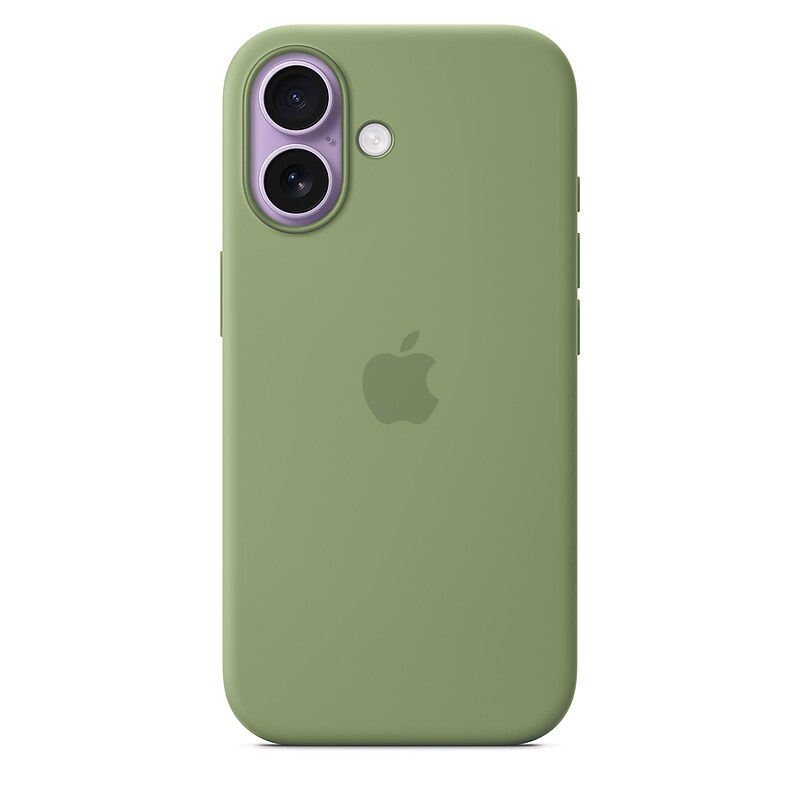 Apple Silicone MagSafe Phone Case for iPhone 17, Light Moss (MGEX4ZM/A) image 1
