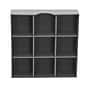 Household Essentials Drawer Organizer Tray with Fabric Cover, 9 Square Compartments, Gray (HH728-1)~#|#~117FA7AB-24AF-4743-B6313AA96DE3E8C3_sc7