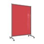 Ghent EZ Glass Mobile Dry-Erase Whiteboard, Aluminum Frame, 75"H x 50"W, Rose (EZ1NA7550RS)~#|#~1180F3E0-94EA-4BD4-9CA8A501CEB99E1E_sc7