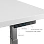 Union & Scale™ 55"W Electric Rectangular Adjustable Standing Desk with Micro Movements, White (UN62092)~#|#~11824FE7-4272-4492-B137E05F12DDC746_sc7