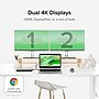 Plugable 12-in-1 USB-C Dual Monitor Docking Station for Chromebooks, 60W, Silver/Black (UD-MSTHDC)~#|#~118550D0-80F1-4E65-9A1062B3B815D7AF_sc7