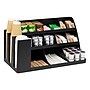 Mind Reader 14 Compartment Plastic Cup and Condiments Countertop Organizer, Black (COMORG2-BLK)~#|#~11867AAB-FAE0-4457-AF19B6BEB9142B82_sc7