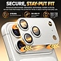 SaharaCase Tempered Glass Camera Lens Protector for iPhone 18 Pro Max, Silver (ZD00263)~#|#~11868BA1-745B-42B6-96240F74EB07D41D_sc7