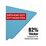 Medical Arts Press Heavy-Duty End Tab File Folder, Straight Cut, Letter-Size, Blue, 40/Box (S-09458-DBL)~#|#~118ABB5E-C5C9-4602-BB716B7EDB4E65FC_sc7