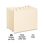 Staples® A-Z Index File Guide, Letter, Manila, 25/Set (ST118257)~#|#~118D6237-3C80-4179-A5E33A3D28A4851F_sc7
