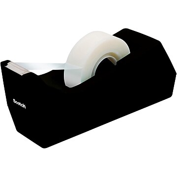 Scotch Desktop Tape Dispenser, Black (MMMC38BK)