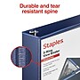 Staples 2" 3-Ring View Binder, D-Ring, Navy Blue (26445-CC)~#|#~1194D3D6-0CCD-4187-BA9ADD8ABD480278_sc7