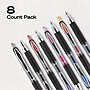 uniball 207 Retractable Gel Pens, Medium Point, 0.7mm, Assorted Ink, 8/Pack (40110)~#|#~1197303A-EC20-4996-93AB843884C267E2_sc7