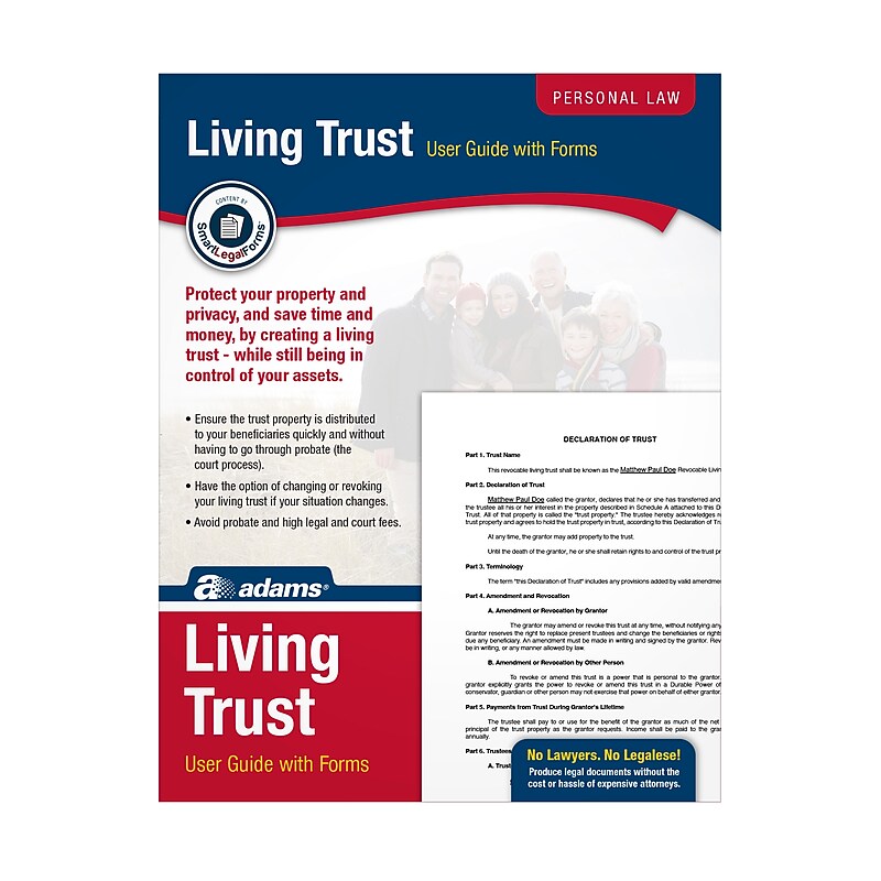 Adams Preprinted & Digital Trusts Forms Kit, 8.5" x 11" (K305S) image 1