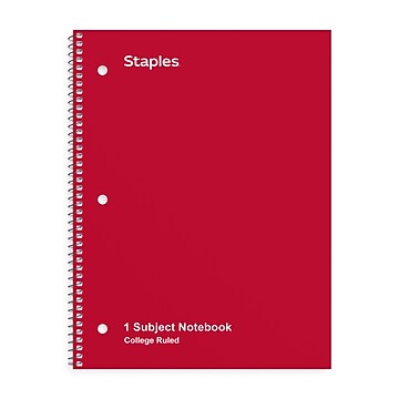 1-Subject Notebooks