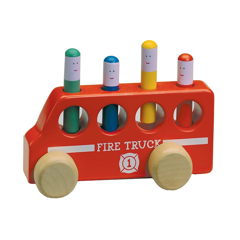 The Original Toy Company Pop Up Fire Truck, Multicolored (OTC59785) image 1