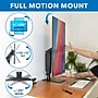 Mount-It! Adjustable Freestanding Single Monitor Arm with Height Adjustment, 17"–32", Black (MI-2757)~#|#~11A11B48-ED1C-4FAD-BDA0E66DB6B33088_sc7