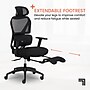 Sharper Image S-850 Heated Ergonomic Mesh Swivel Executive Massage Chair, Black (60106-BLK)~#|#~11A184FD-77C1-40FF-86571AA372F20C65_sc7