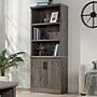 Sauder Aspen Post 71"H 5-Shelf Bookcase, Pebble Pine (433965)~#|#~11A237BB-CA5A-4CD2-8417F1E78854CE71_sc7