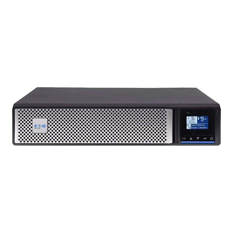 Eaton 5PX 1000VA 2U UPS, 8-Outlet, Black/Silver (5PX1000RTG2) image 1